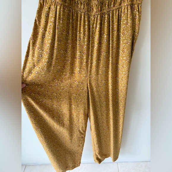 Madewell Sophia Tank Wide-Leg Jumpsuit Florentine Floral viscose SZ M pockets - Picture 4 of 11